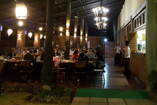 Dining area at Sanon